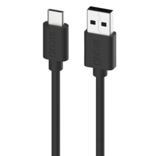 Moki USB-A to USB-C SynCharge  Cable 1m - Black